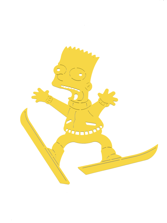 Bart ski métal