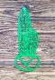 Cactus pot arrondi en métal à accrocher Couleur : RAL 6032 vert sécurité