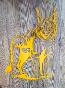 Lynx dos montagne en métal Couleur : RAL 1018 jaune zinc