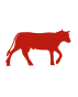 Vache métal Couleur : RAL 3001 rouge sécurité