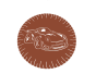 Porsche métal Couleur : RAL 8004 brun cuivre