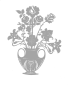 Fleurs vase métal Couleur : RAL 9006 aluminium blanc