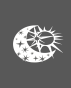 Soleil Lune métal Couleur : RAL 9016 blanc signalisation