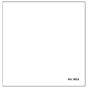 Tête de cerf origami métal Grand modèle Couleur : RAL 9016 blanc signalisation